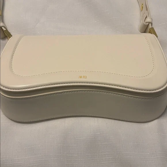 JW PEI Ivory Adjustable Strap Joy Shoulder Bag Handbag Structural vegan leather - Picture 5 of 12